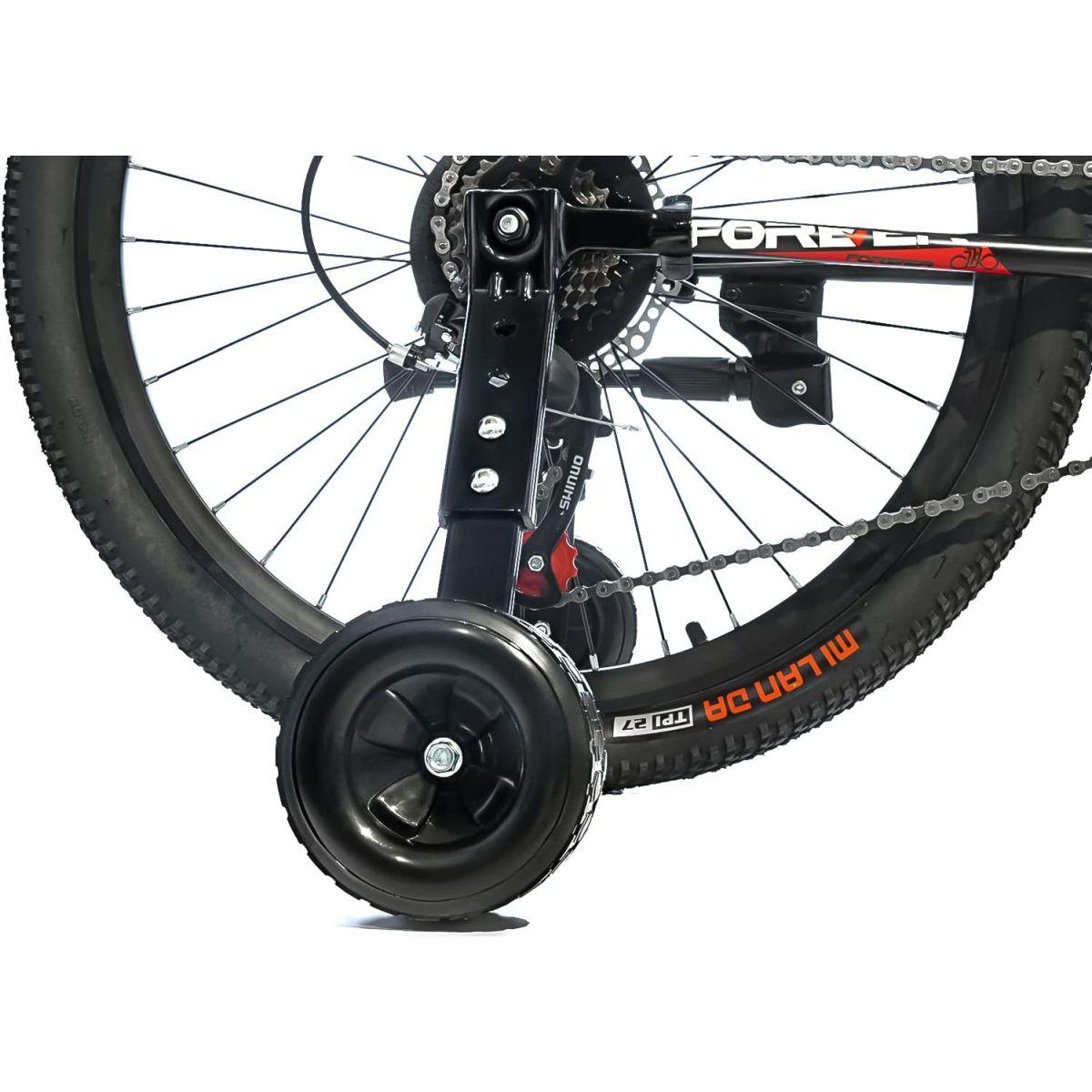 MOSHAY (モシャイ) 自転車用補助輪 トレーニングホイール 16 18 20 22 24インチ 子ども用 可変自転車に適合 ブラック