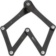 Seatylock FoldyLock コンパクト折りたたみ自転車ロック - 受賞歴のある特許取得済軽量高セキュリティ自転車ロック - 高耐久 盗難防止 スマートセキュアガード 鍵とケース付き 自転車またはスクーター用 - 85cm
