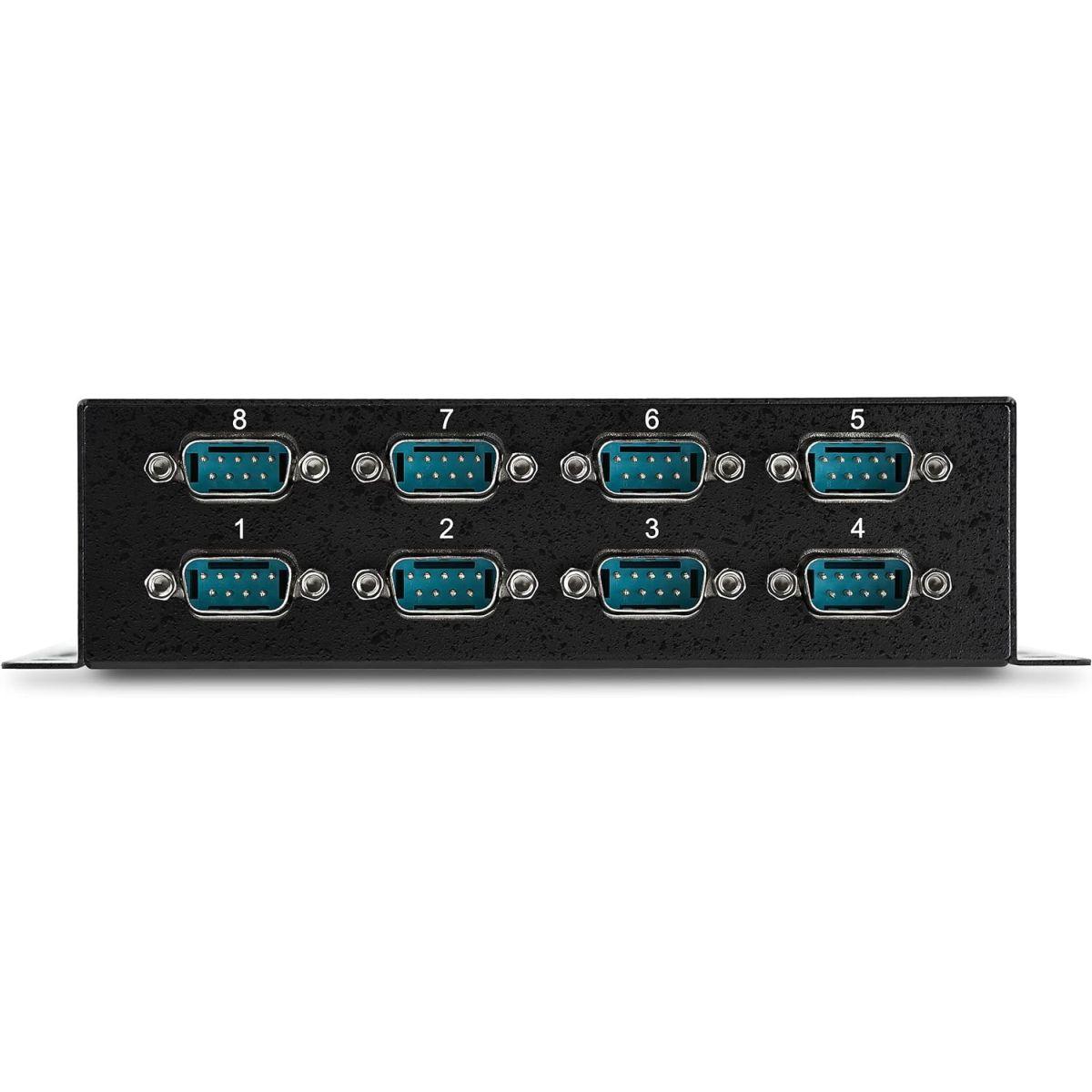 StarTech.com 8ポート USB-RS232C変換ハブ USB2.0-8x シリアル (DB-9) コンバータ 業務用DINレール/壁掛け取付け可能 ICUSB2328I