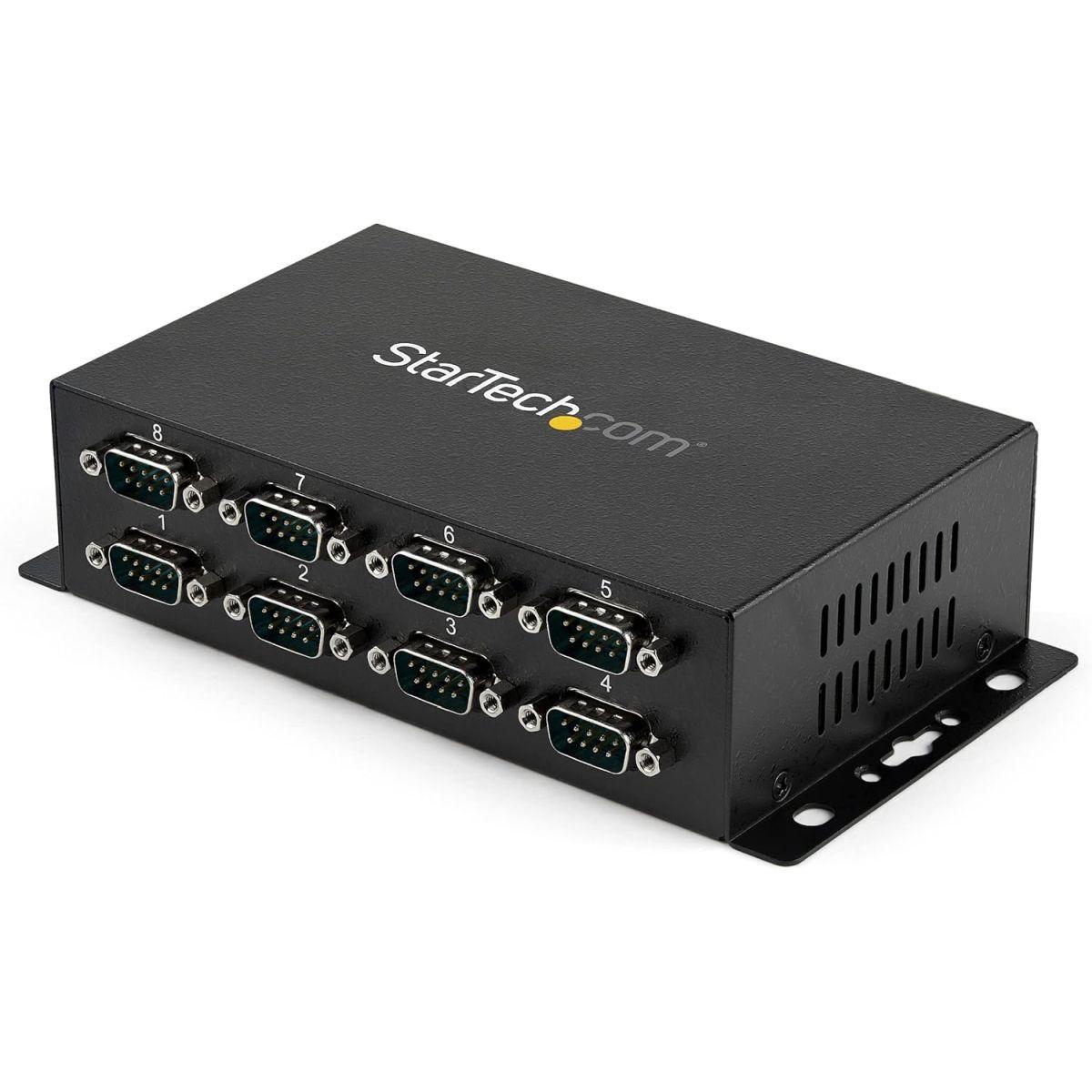 StarTech.com 8ポート USB-RS232C変換ハブ USB2.0-8x シリアル (DB-9) コンバータ 業務用DINレール/壁掛け取付け可能 ICUSB2328I