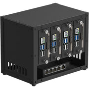 UCTRONICS アップグレードされた Raspberry Pi クラスター用の完全なエンクロージャ、Pi 4B、3B+/3B、およびその他の B