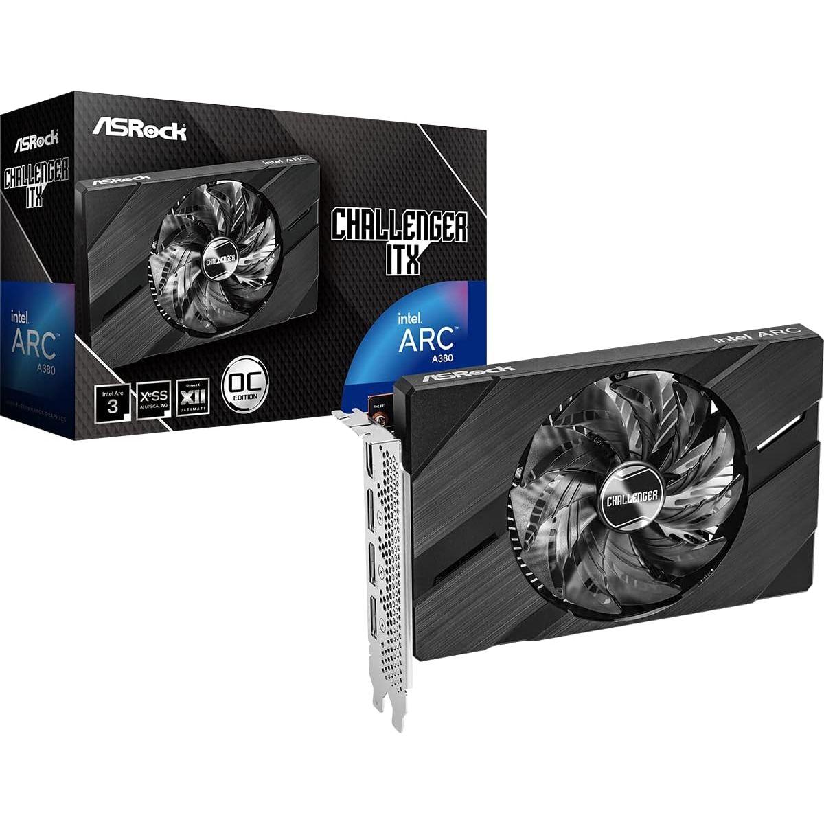 ASRock ビデオカード ゲーミングに最適 8K ビデオ出力をサポート A380 CLI 6G / 日本正規流通品