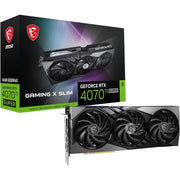 MSI GeForce RTX 4070Ti SUPER 16G GAMING X SLIM PCIe4.0 約3スロット厚・3ファン搭載 グラフィックスカード VD8726
