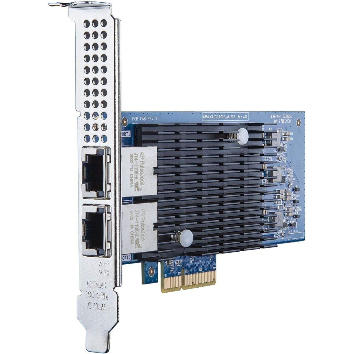 10Gネットワークカード Intel X550-T2 ELX550AT2 純正ボード(チップ)実装,デュアルRJ45 ポート,10Gbase-T LANカード,PCI-E3.0 X4/X8/X16, PCサーバ用