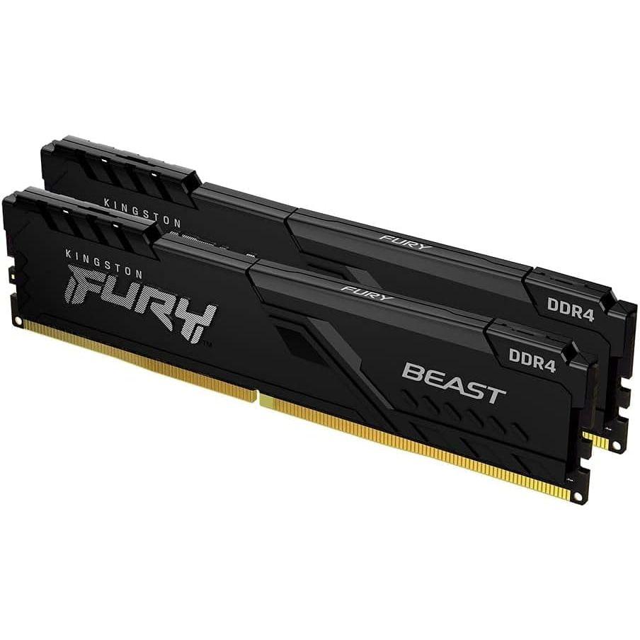 キングストン Kingston FURY デスクトップPC用メモリ DDR4 3200MT/秒 32GB×2枚 Kingston FURY Beast ビースト CL16 KF432C16BBK2/64