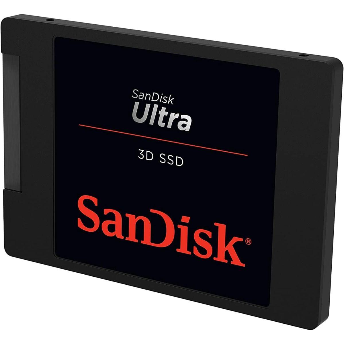SanDisk サンディスク 内蔵 SSD Ultra 3D 4TB 2.5インチ SATA (読み出し最大 560MB/s 書込み最大 520MB/s) PC SDSSDH3-4T00-G26