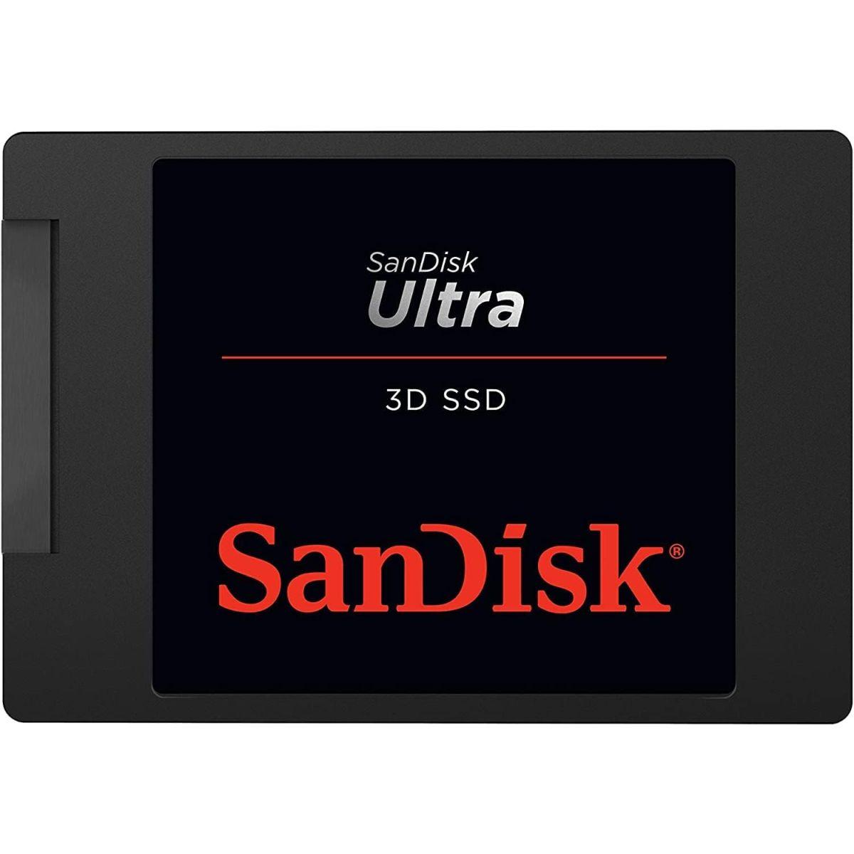 SanDisk サンディスク 内蔵 SSD Ultra 3D 4TB 2.5インチ SATA (読み出し最大 560MB/s 書込み最大 520MB/s) PC SDSSDH3-4T00-G26