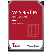 Western Digital (ウエスタンデジタル) 12TB WD Red Pro NAS 内蔵型 ハードドライブ HDD - 7,200RPM SATA 6Gb/秒 CMR 256MBキャッシュ 3.5インチ - WD121KFBX