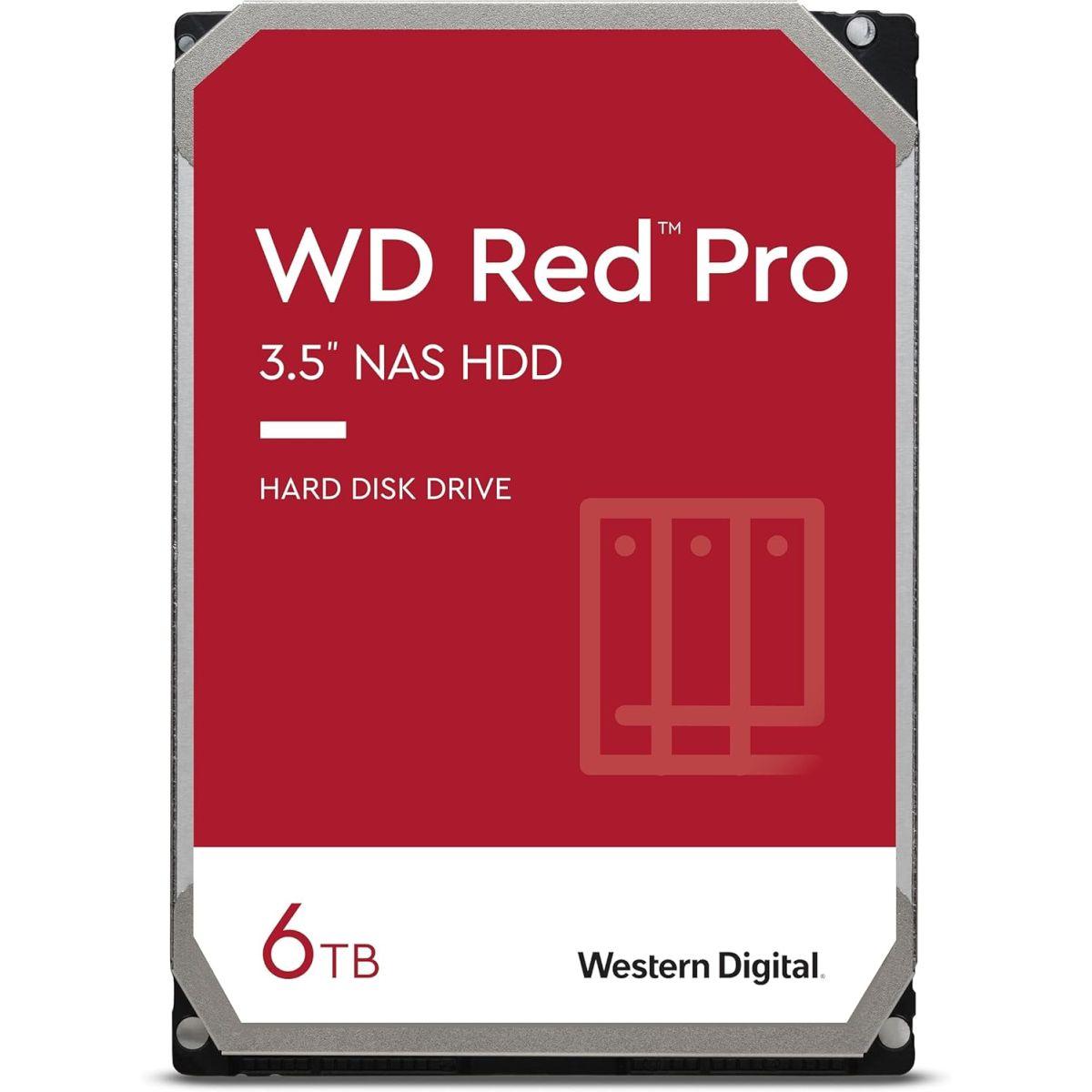 WD HDD 内蔵ハードディスク 3.5インチ 6TB WD Red Pro NAS用 WD6003FFBX SATA3.0 7200rpm 256MB
