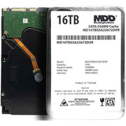MDD 16TB 7200RPM 256MB キャッシュ SATA 6.0Gb/s 3.5インチ 内蔵ハードドライブ 監視ストレージ用 (MD16TGSA25672DVR) (Renewed)
