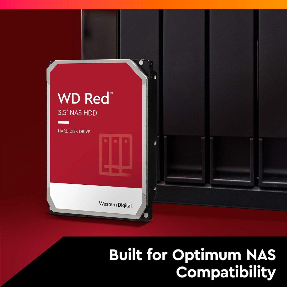 Western Digital HDD 6TB WD Red NAS RAID 3.5インチ 内蔵HDD WD60EFAX-RT 【国内正規代理店品】
