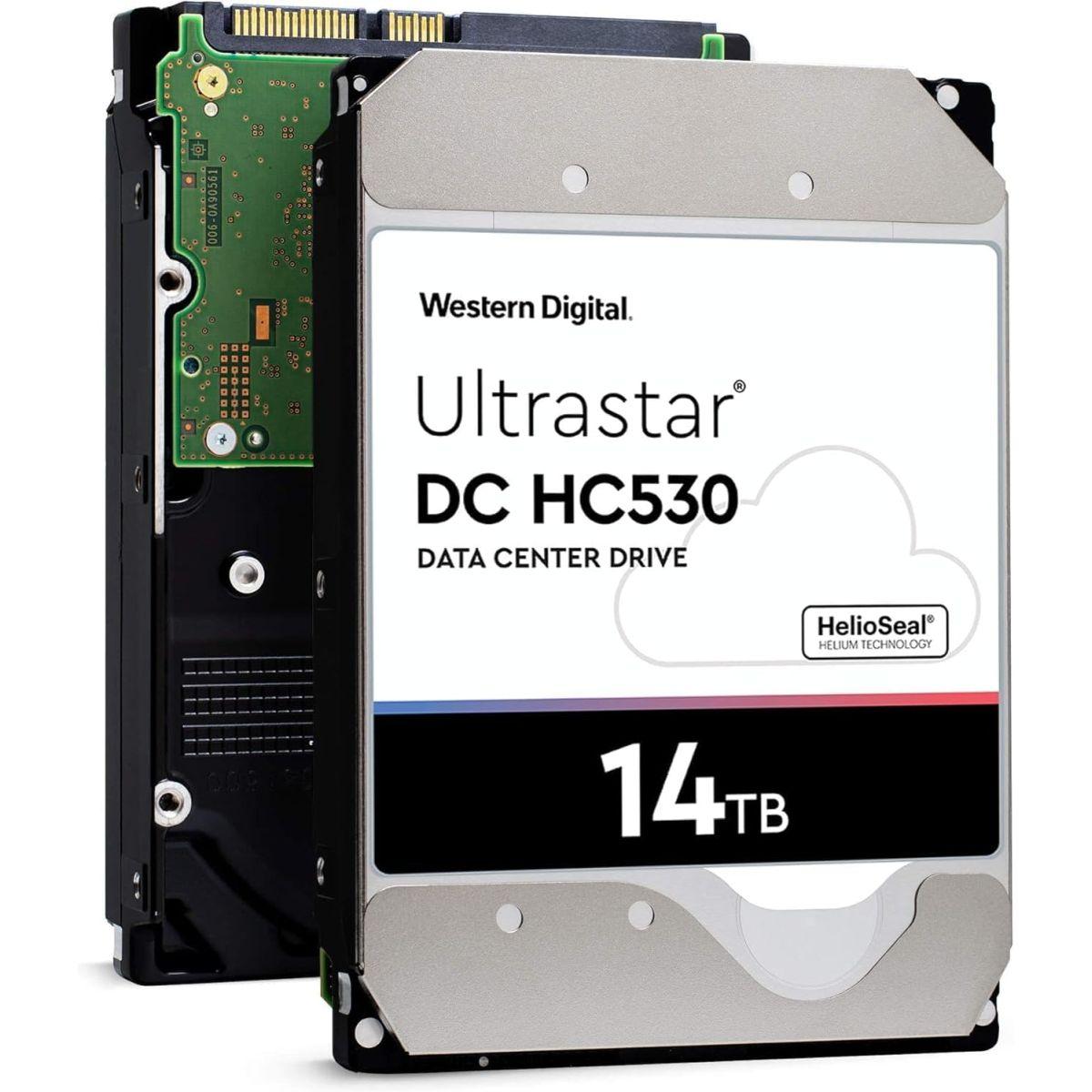 HGST (エイチジーエスティー) WD Ultrastar (ウルトラスター) DC HC530 14TB SATA 6Gb/s 3.5インチ データセンターHDD - WUH721414ALE604 0F31152 (リファービッシュ品)