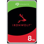 Seagate IronWolf 3.5" データ8TB 内蔵HDD(CMR) メカニカルハードデイスク 24時間稼動 PC NAS 用 RVセンサーST8000VN004