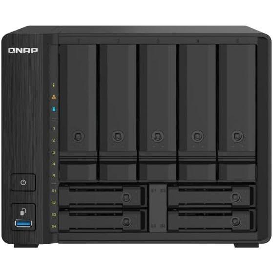 QNAP(キューナップ) TS-932PX 2.5GbE対応ポートと10GbE SFP+ポートを搭載 QTS搭載 5つの3.5インチベイと4つの2.5インチベイを備えたハイブリッドベイ構成のSMB向 NAS