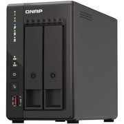 QNAP(キューナップ) TS-253E 2つの 2.5GbE 対応ポートと M.2 SSD キャッシュスロットを搭載 Intel Celeron クアッドコアプロセッサ採用のSMB向け 2ベイNAS