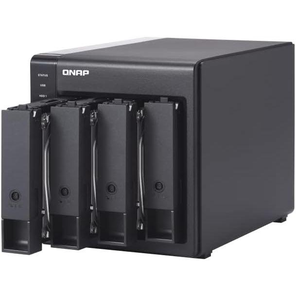 QNAP(キューナップ) TR-004 4ベイ USB 3.0 RAID 拡張エンクロージャー DAS (ダイレクトアタッチドストレージ)