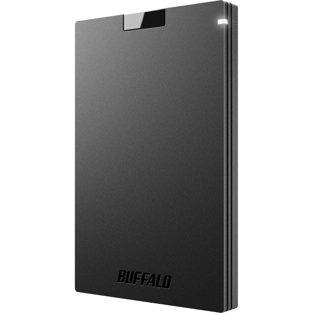 BUFFALO 外付けSSD 2TB - PS4 / PS5 / Windows/Mac対応 - USB-C - USB-A - USB 3.2 - 外付けソリッドステートドライブ - SSD-PG2.0U3B
