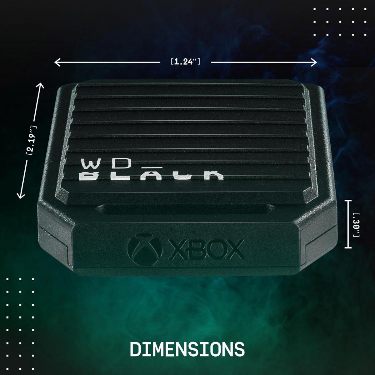WD_BLACK 1TB C50 拡張カード Xbox用 - WDBMPH0010BNC-WCSN ソリッドステートドライブ