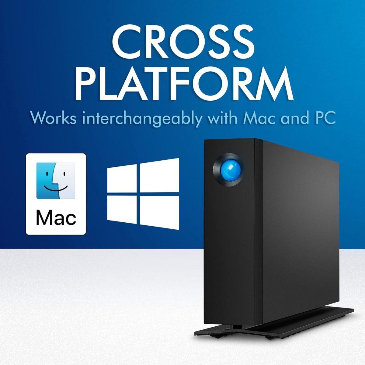 LaCie 外付けHDD ハードディスク 20TB d2 Professional USB-C Mac/iPad/Windows対応 [ 大容量 高容量 ]STHA20000800