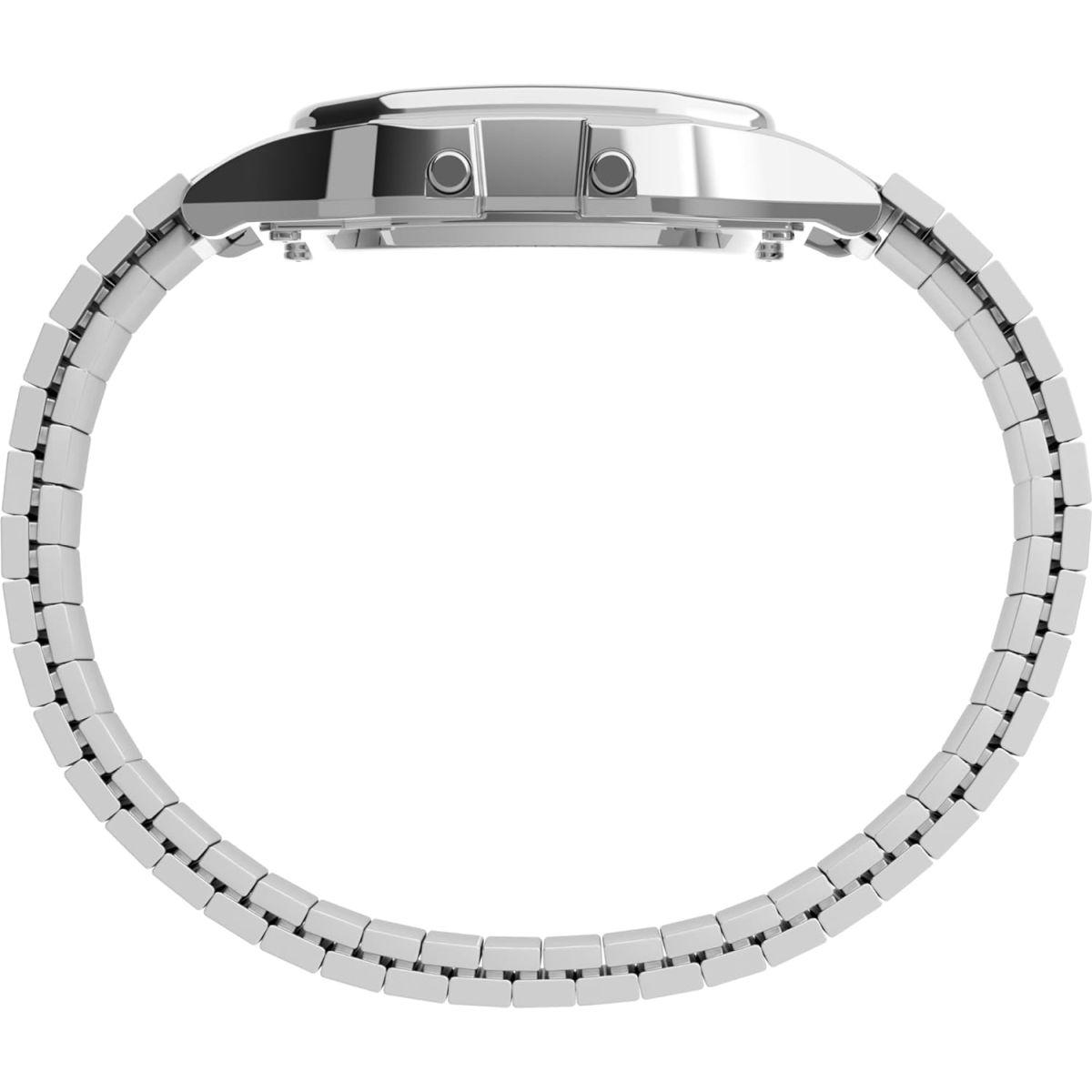 [タイメックス]TIMEX クラシックデジタル オリジナル シルバー メタルエクスパンションベルト T78587 【正規輸入品】