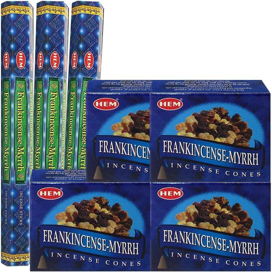 フランキンセンス&ミルラ インセンススティックとコーンインセンス インセンス Frankincense & Myrrh Incense Sticks and Cone