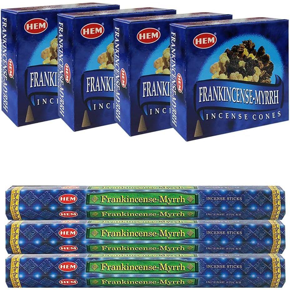 フランキンセンス&ミルラ インセンススティックとコーンインセンス インセンス Frankincense & Myrrh Incense Sticks and Cone