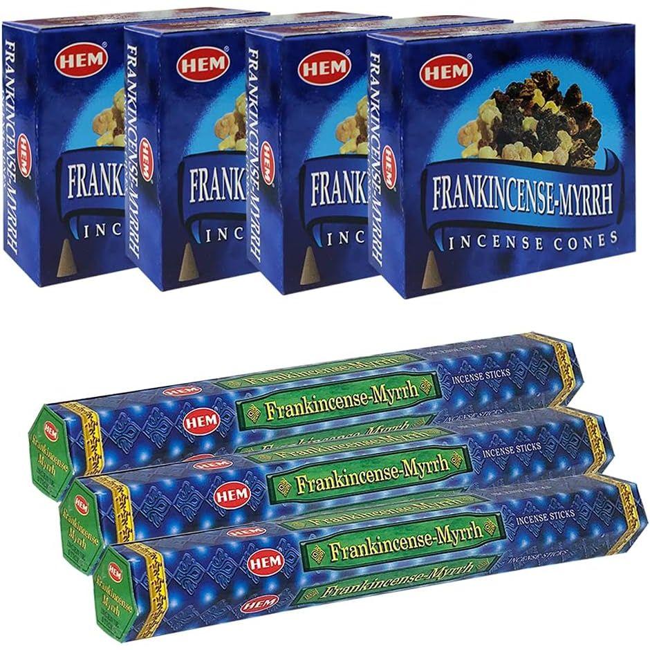 フランキンセンス&ミルラ インセンススティックとコーンインセンス インセンス Frankincense & Myrrh Incense Sticks and Cone