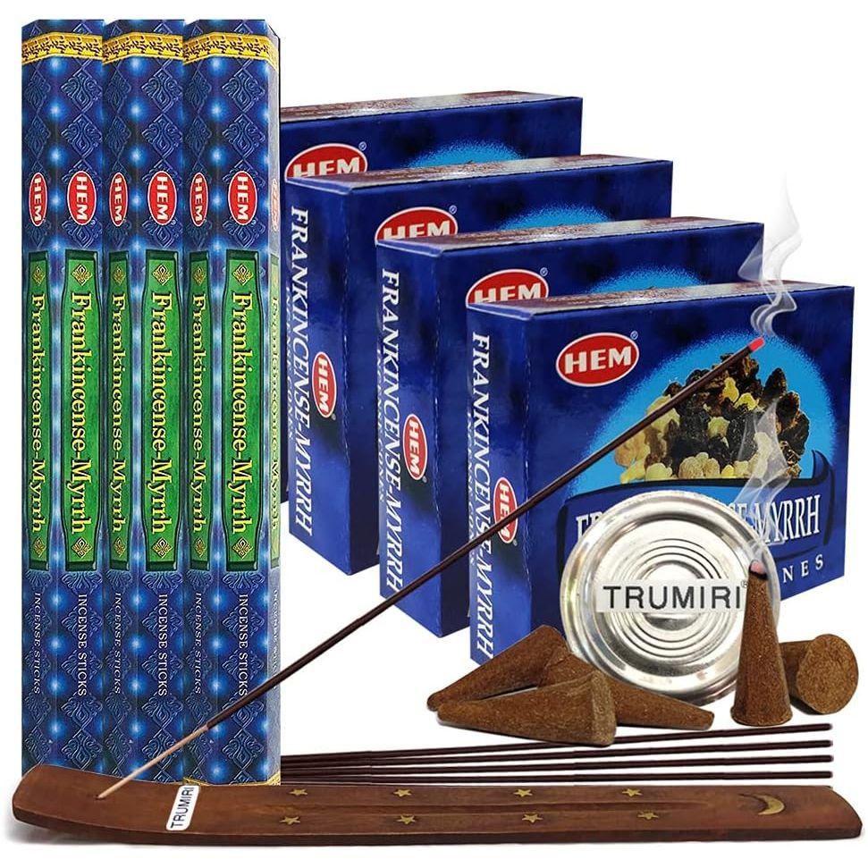 フランキンセンス&ミルラ インセンススティックとコーンインセンス インセンス Frankincense & Myrrh Incense Sticks and Cone