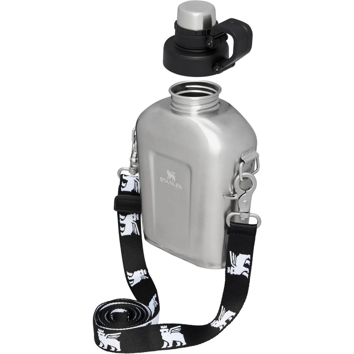 STANLEY スタンレー クラッシク 水筒 1リットル THE LEGENDARY CLASSIC CANTEEN | 1.1QT (Silver)