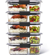 ラバーメイド(Rubbermaid)BRILLIANCE 675ML 仕切タイプ 5個セット 2142280