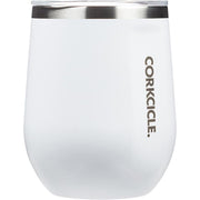 Corkcicle 12 オンス トリプル断熱 ステムレス (ワインに最適) / 12 オンス トリプル断熱 タンブラー (コーヒー、カクテル、紅茶に最適) 12 Oz Stemless Wine Glass ホワイト 2312GW