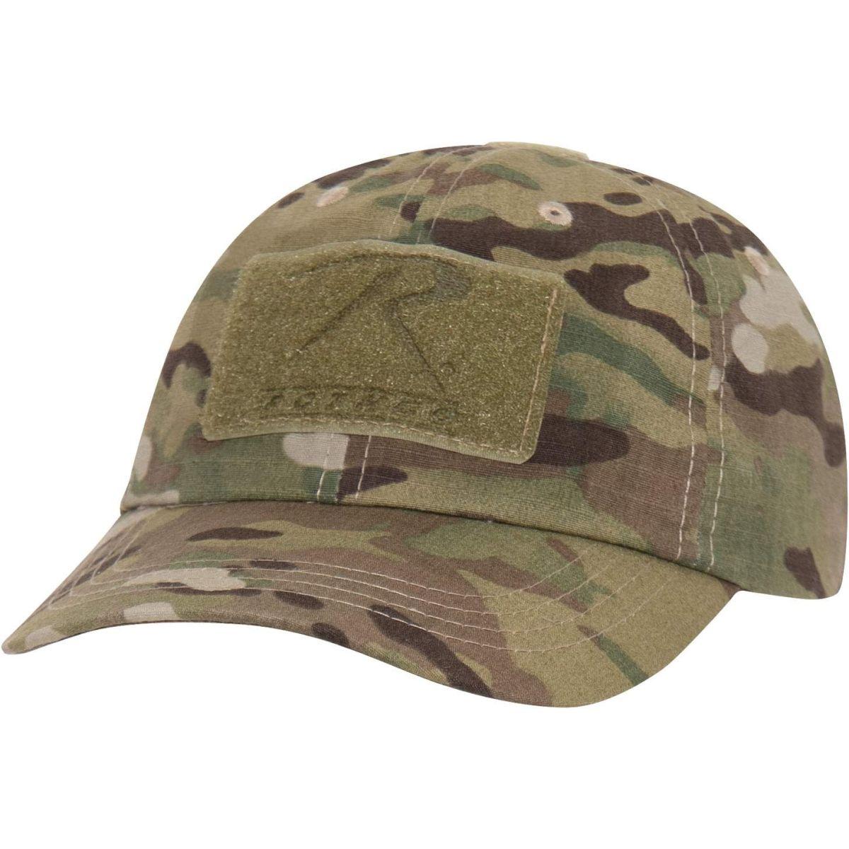 (ロスコ)Rothco 米軍 オペレータータクティカルCap マルチカモフラージュ Rip-Stop 米軍迷彩カラー【マルチカムVS by Crye】 フリーサイズ 生地はMade in U.S.A