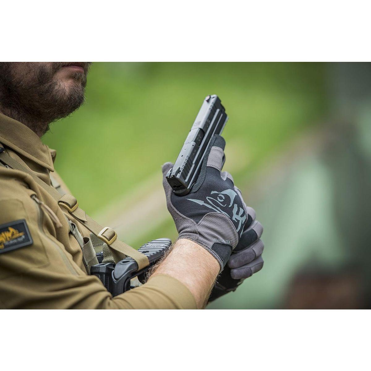 Helikon-Tex Range Line, All Round Tactical Gloves ブラック/シャドウグレー S/レギュラー