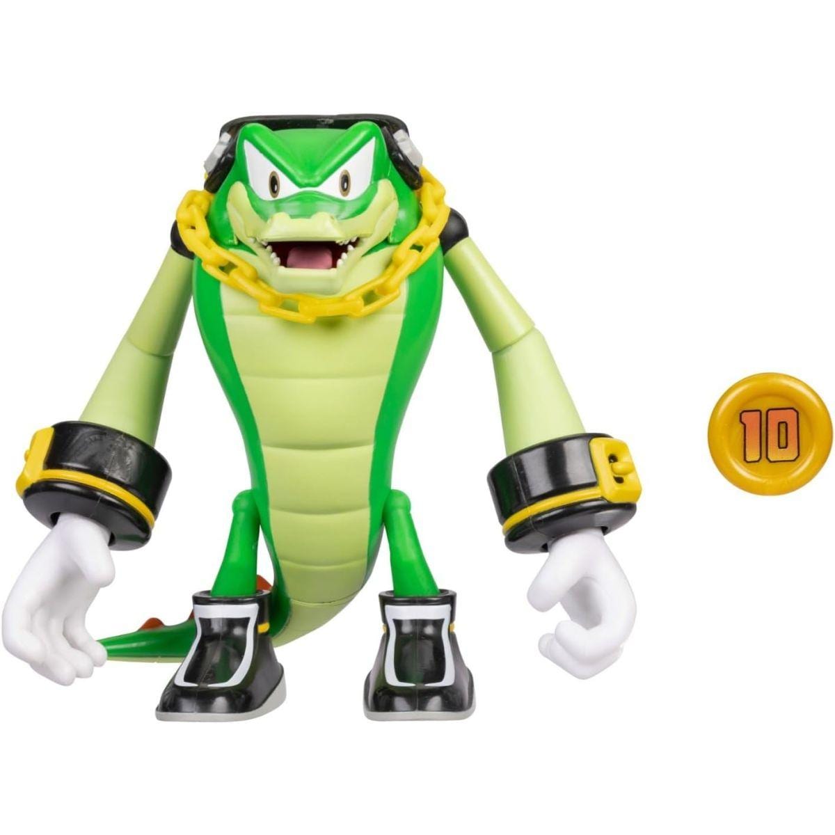 ソニック・ザ・ヘッジホッグ 4インチ 可動式アクションフィギュアコレクション (フィギュアを選択) (ベクター) グリーン STH2022