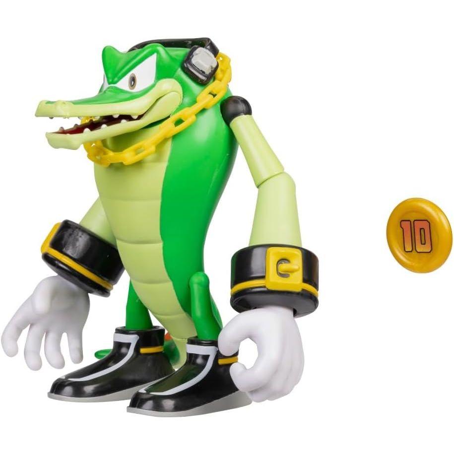 ソニック・ザ・ヘッジホッグ 4インチ 可動式アクションフィギュアコレクション (フィギュアを選択) (ベクター) グリーン STH2022