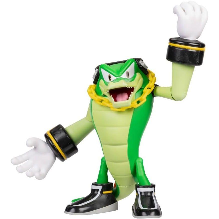 ソニック・ザ・ヘッジホッグ 4インチ 可動式アクションフィギュアコレクション (フィギュアを選択) (ベクター) グリーン STH2022