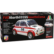 タミヤ イタレリ 1/12 クラシックカーシリーズ No.4705 フィアット アバルト 695SS/アセットコルサ プラモデル 37705