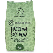 American Soy Organics(アメリカンソイオーガニックス) - Freedom(フリーダム) ソイ(大豆)ワックスビーズ キャンドル作り用 - 電子レンジで使えるソイワックスビーズ - プレミアムソイキャンドル作り用品