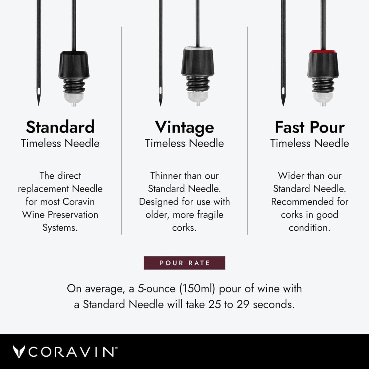 Coravin 1000 3 Needle Assortment Kit, Black by Coravin