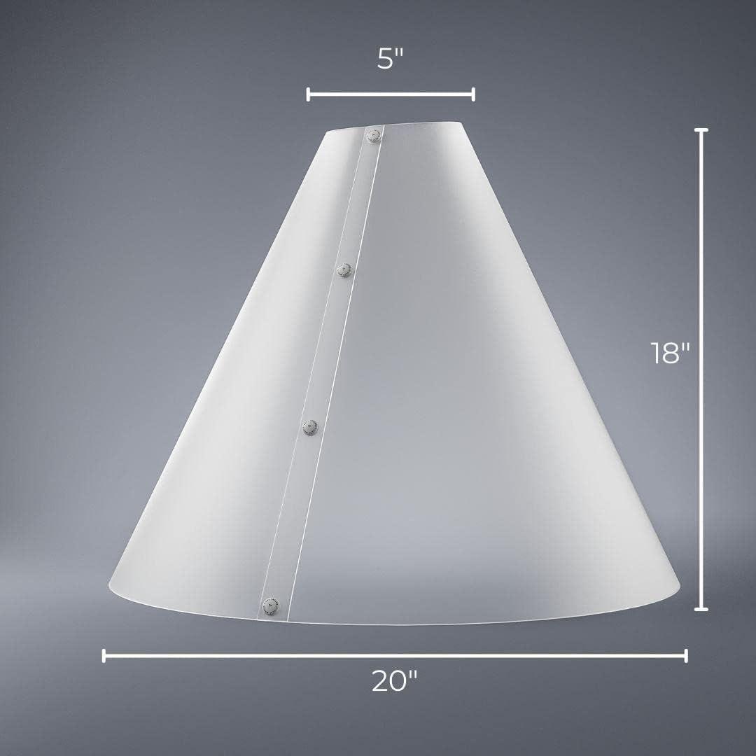 V-Flat World The Light Cone x Karl Taylor フォトライト&フォトフラッシュディフューザー - 360拡散 反射物撮影用 写真ボックスやフォトボックスの代わりに - Lサイズ