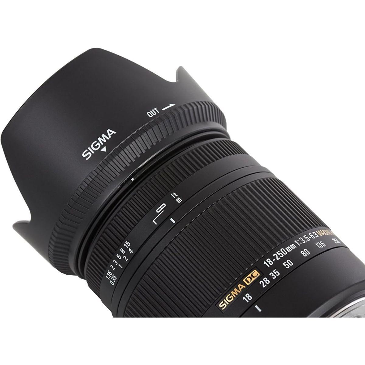 SIGMA 高倍率ズームレンズ 18-250mm F3.5-6.3 DC MACRO HSM ペンタックス用 APS-C専用 883614