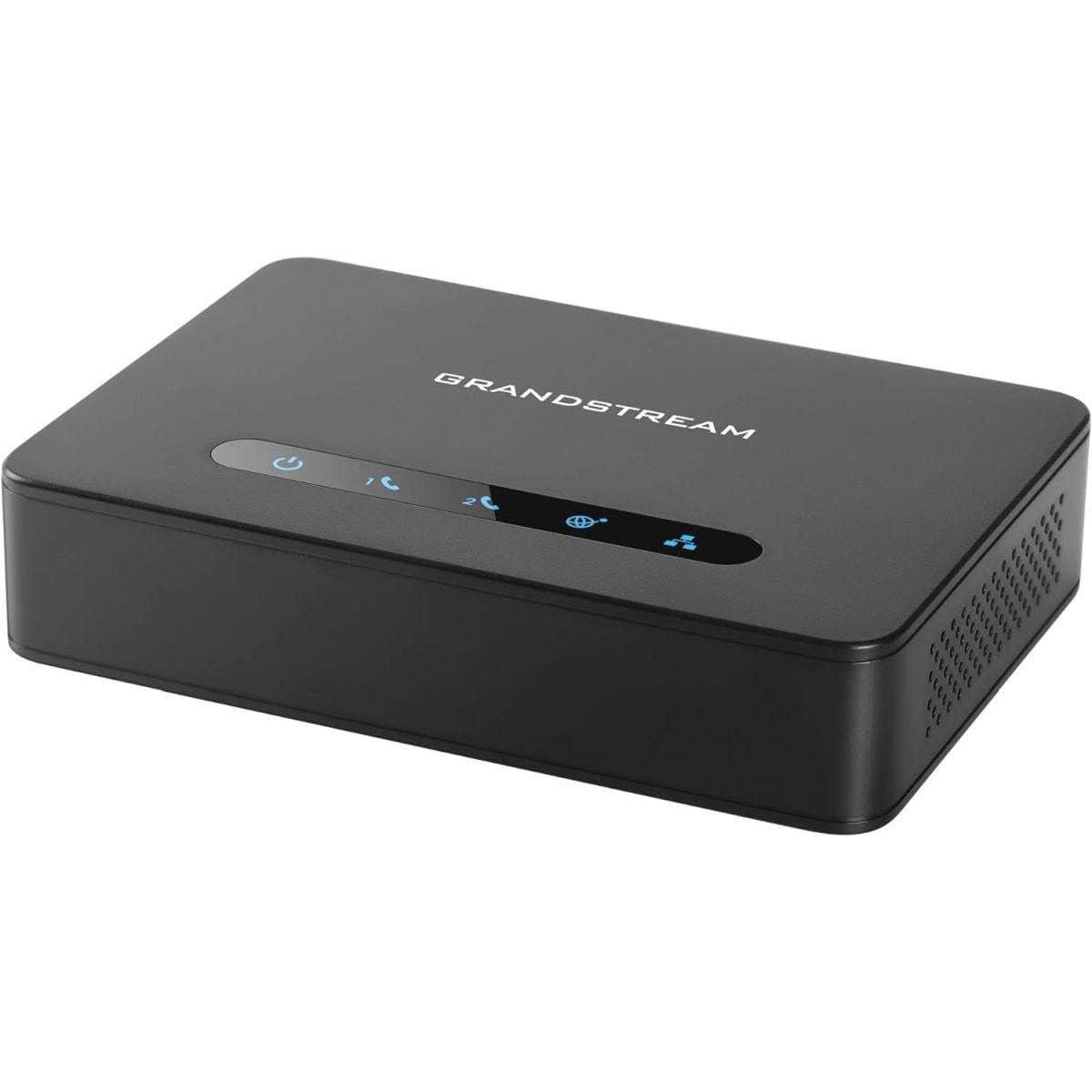 Grandstream HT812 VoIPアダプタ ATA 2-FXS Gigabit NATルータ