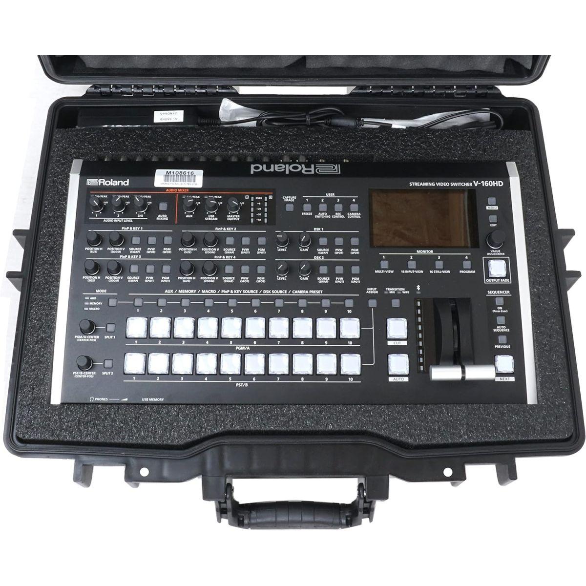 Case Club Roland V-160HD プレカット防水ミキサーケース