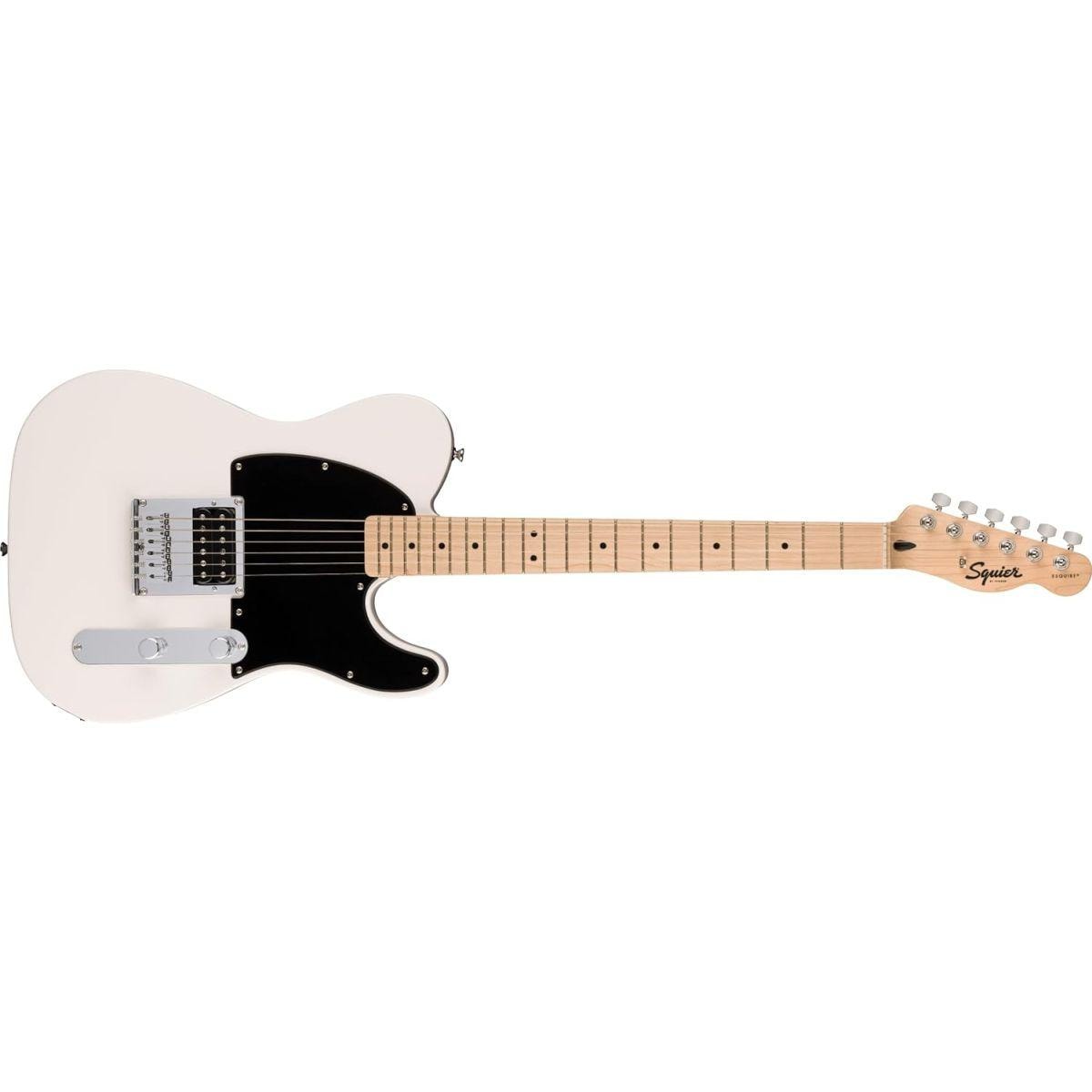 Squier by Fender スクワイヤー エレキギター Squier Sonic? Esquire? H, Maple Fingerboard, Black Pickguard, Arctic White ソフトケース付き