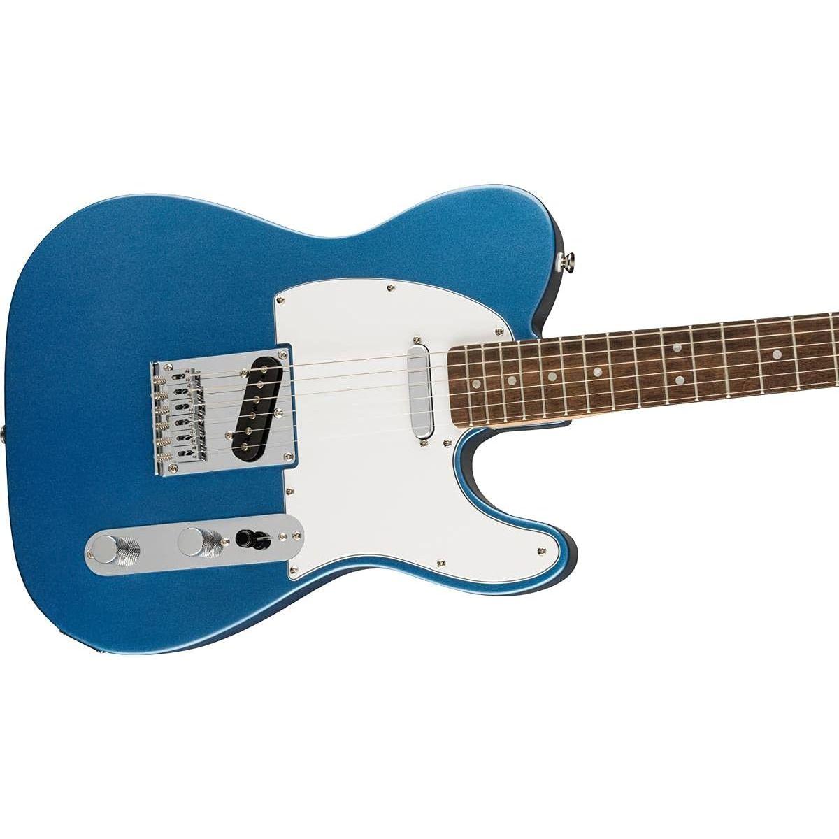 Squier by Fender エレキギター Affinity Series? Telecaster?, Laurel Fingerboard, White Pickguard, Lake Placid Blue ソフトケース付き