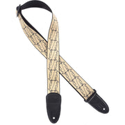 GRETSCH Double Penguins Strap Gold/Black ギターストラップ グレッチ