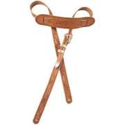 Gretsch グレッチ ギターストラップ Tooled Strap/Russet/Natural ナチュラル レザー