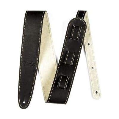 Fender フェンダー ストラップ BALL GLOVE LEATHER STRAP, BLK