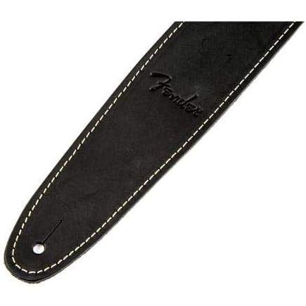 Fender フェンダー ストラップ BALL GLOVE LEATHER STRAP, BLK