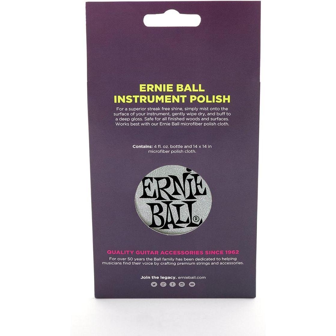 ERNIE BALL 4222 楽器用 ポリッシュ&クロス POLISH WITH CLOTH